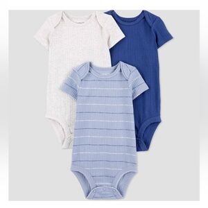 NWT Carter’s Just One You Baby Boys’ 3pk Bodysuit